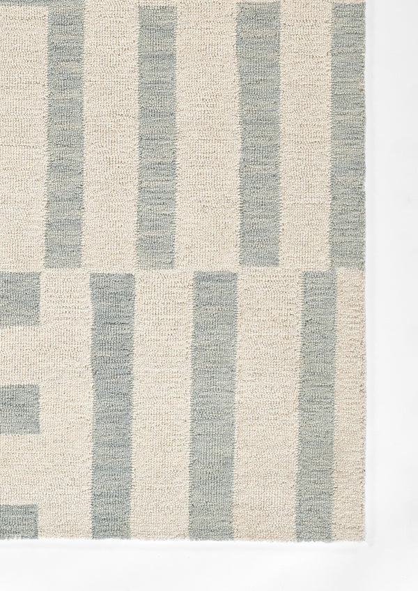 Hand Tufted Wool Blue Contemporary Area Rug – 5' x 8' | Archer by Momeni lifestyle