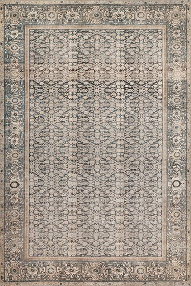 Charcoal Machine - Made Area Rug, Ariana ARI-7 2' X 3'