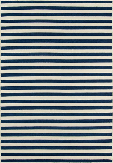 Momeni Baja 100% Polypropylene Navy Area Rug, 1'8" X 3'7"