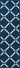 Navy area rug 2'3" X 4 - detail shot showing pile and weave