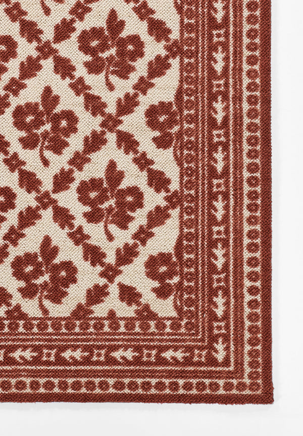 Machine Made Wool Red Distressed Area Rug – 2' x 3' | Bibury by Momeni lifestyle