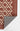 Red Floral area rug 2' X 3' - overhead flat lay view