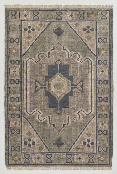 Momeni Blue Bristol Area Rug in 3'6" X 5'6" - BRS-9