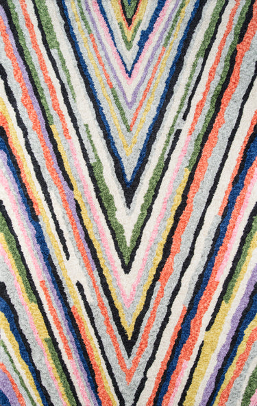 Bungalow BUN-4 Notch Multi Area Rug by Novogratz - 7'6" X 9'6"