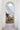 Brown area rug 2'6" X 8 - overhead flat lay view