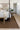 Brown area rug 2'6" X 8 - corner detail and border