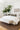 Brown area rug 2'6" X 8 - overhead flat lay view