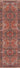 Red Traditional area rug 7'6" X 9 - detail shot showing pile and weave