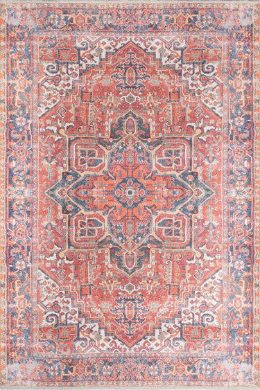 Red Chandler Machine - Made Area Rug by Momeni, 9'6" X 12'6"