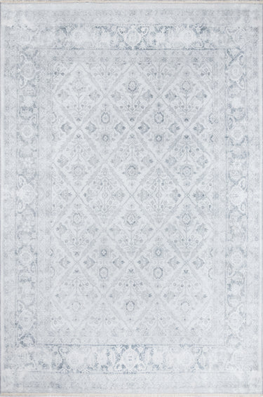 Grey Chandler Machine - Made Area Rug by Momeni, 4' X 6'