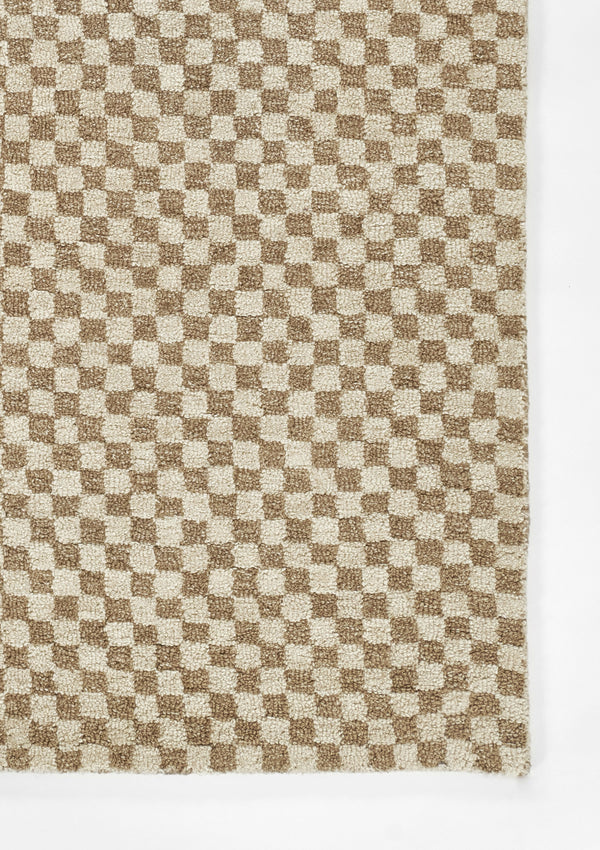 Hand Tufted Wool Beige Contemporary Area Rug – 3'6