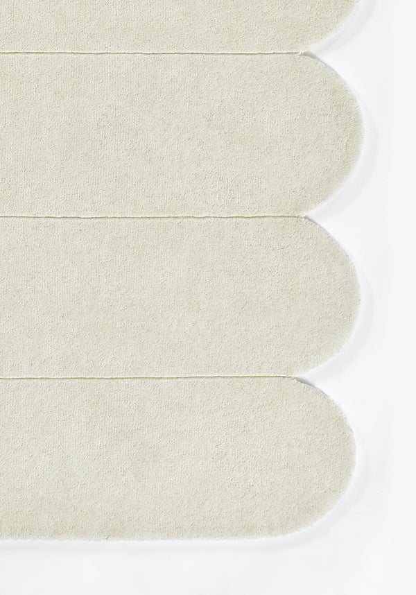 Hand Tufted Wool Ivory Contemporary Area Rug – 5' x 8' | Claude by Momeni lifestyle