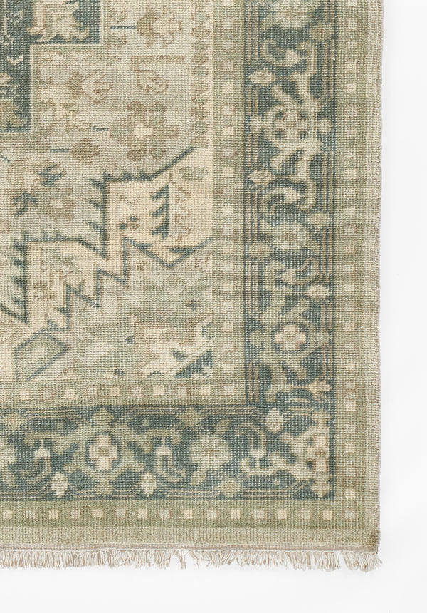 Medallion Green Area Rug, Concord 2' X 3' lifestyle