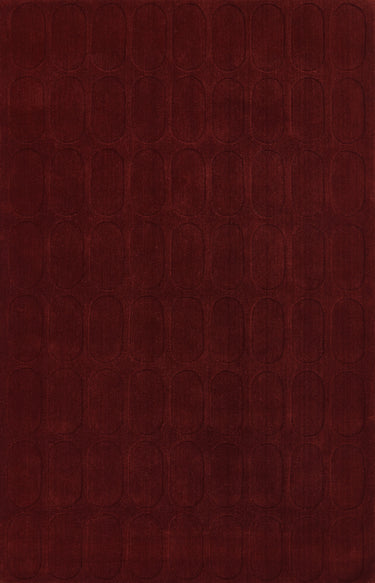 Momeni Contour CON-2 Burgundy Hand Loomed Area Rug, 7'10" X 10'