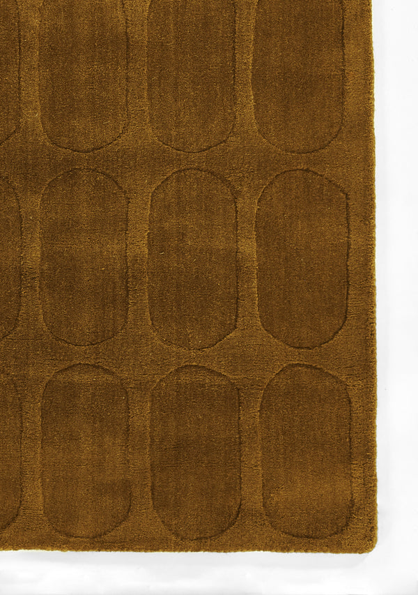 Hand Loomed Wool Mustard Contemporary Area Rug – 5' x 8' | Contour by Momeni lifestyle