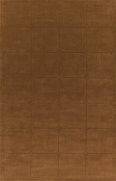 Contour Copper Area Rug - CON-6 Hand Loomed, 9' X 12'