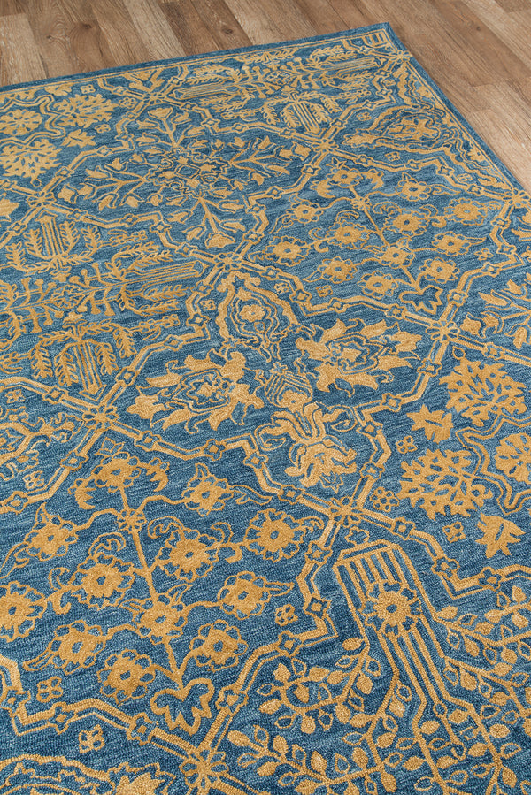 Hand Tufted Wool Blue Oriental Area Rug – 2' x 3' | Cosette by Momeni lifestyle