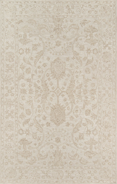 Cosette Beige Area Rug - COS-2 Hand - Tufted, 2' X 3'