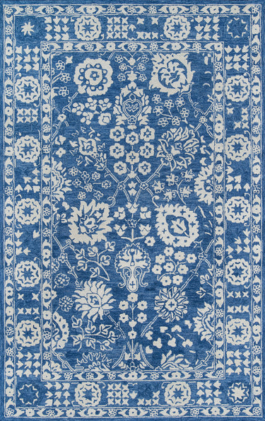 Cosette Blue Area Rug - COS-3 Hand - Tufted, 9'6" X 13'6"