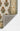 Gold Floral area rug 2'6" X 8 - overhead flat lay view