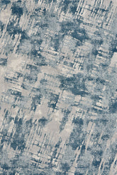 Brushstrokes Prussian Blue Area Rug
