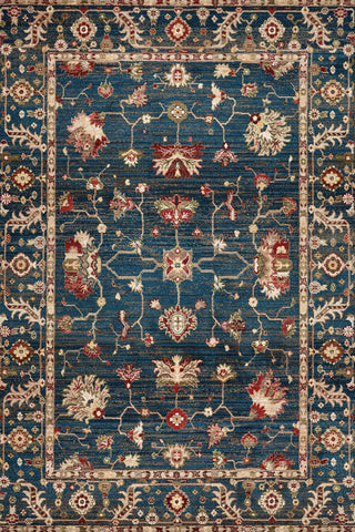Landis-Keshan Cerulean Blue Area Rug