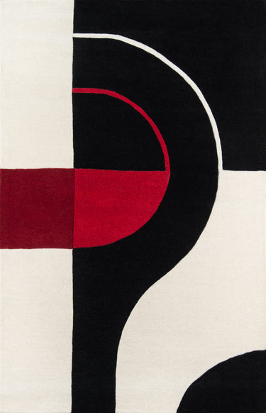 Momeni DL-22 Area Rug, Black 3'6" X 5'6"