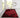 Red area rug 3'6" X 5 - styled in a bedroom