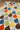 Multi Wool area rug 8' X 10' - close-up of pattern and texture