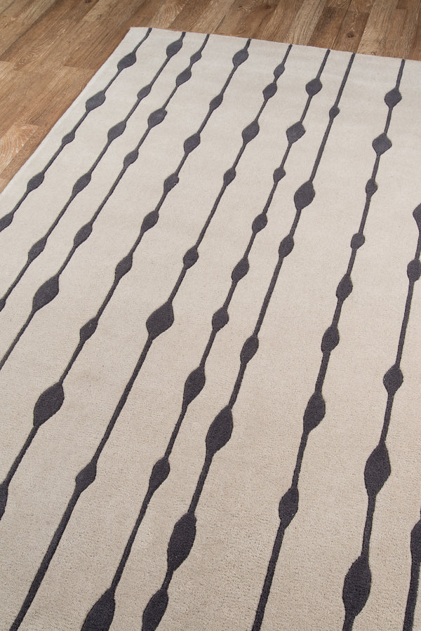 Hand Tufted Wool Grey Transitional Area Rug – 5' x 8' | Delhi by Momeni lifestyle