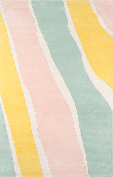 Novogratz Delmar 100% Wool Pastel Area Rug, 5' X 8' - DELMADEL-4PAS5080