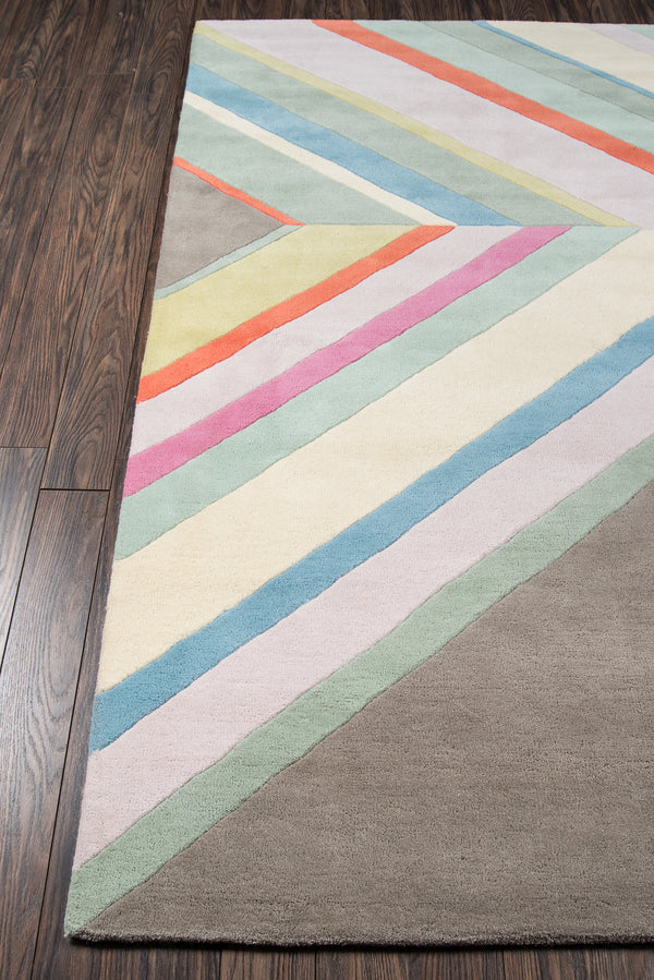 Hand Tufted Wool Multicolor Contemporary Area Rug – 9' x 12' | Delmar by Novogratz lifestyle