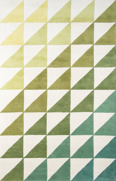 Lime Delmar Hand - Tufted Area Rug by Novogratz, 5' X 8'