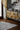 Black Contemporary area rug 1'10" X 2 - styled in a living room