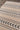 Brown Stripe area rug 2' X 3' - close-up of pattern and texture