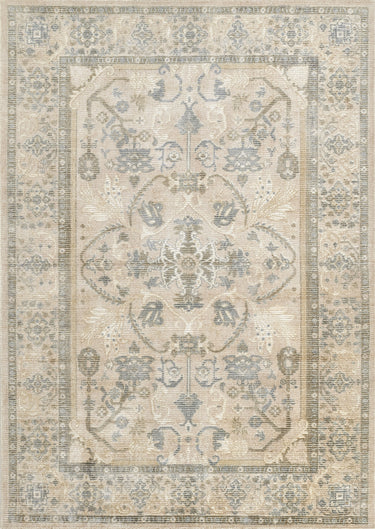 Estelle Beige Area Rug - EST-6 Hand Loomed, 3'6" X 5'6"