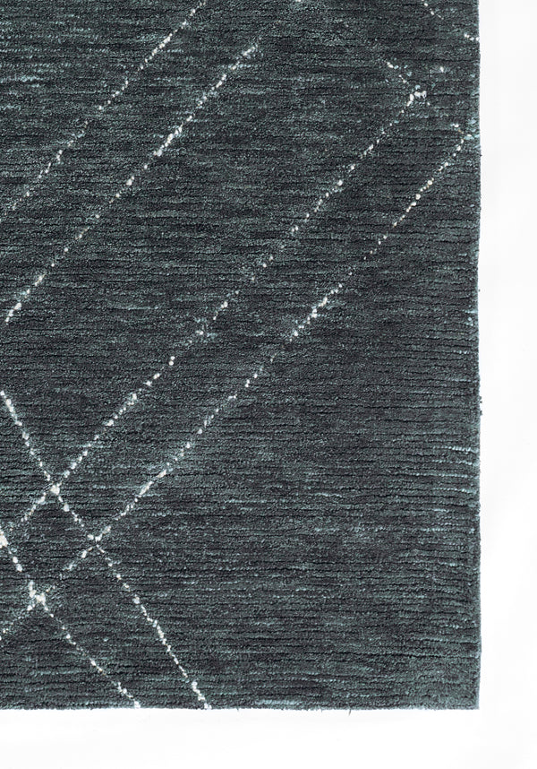 Hand Tufted Wool Blue Contemporary Area Rug – 2' x 4' | Everett by Momeni lifestyle