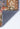 Blue Transitional area rug 4' X 4' - corner detail and border
