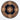 Blue Medallion area rug 2' X 3' - overhead flat lay view