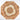Ivory Transitional area rug 4' X 4' - full product view on white background