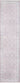 Pink Jute area rug 2'6" X 8 - full product view on white background