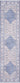 Grey Medallion area rug 5' X 8' - full product view on white background