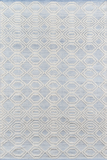 Momeni Hermosa 100% Pet/recycled Plastic Light Blue Area Rug, 8'9" X 11'9"