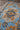 Blue Oriental area rug 8' X 10' - close-up of pattern and texture