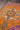 Orange area rug 2 3' X 5 - close-up of pattern and texture