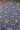 Blue Polyester area rug 8' X 10' - close-up of pattern and texture
