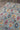 Blue area rug 6' X 9' - close-up of pattern and texture