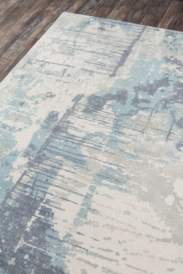 Blue Distressed Area Rug by Momeni, Illusions 7'6