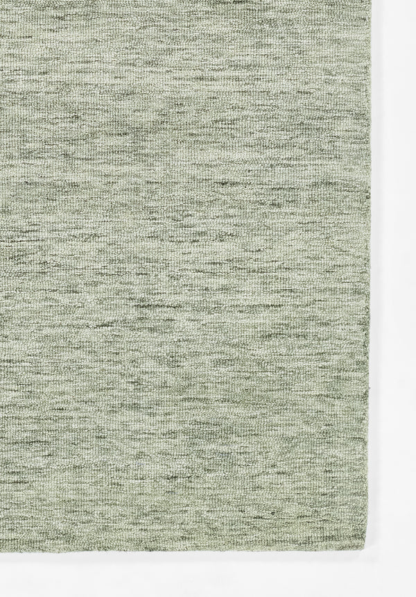 Solid Green Runner Rug, James 2'3
