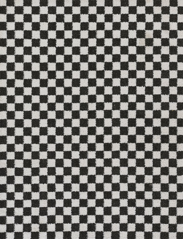 Novogratz Kaia KAI-1 Black Machine - Made Area Rug, 7'10" X 10'